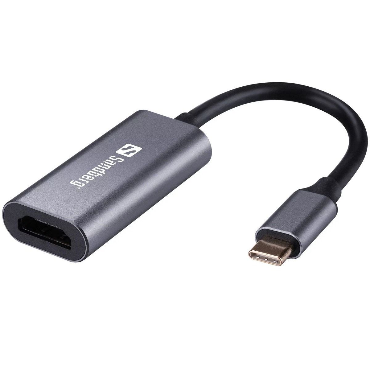 Adaptador Sandberg USB-C para HDMI - Alumínio 1