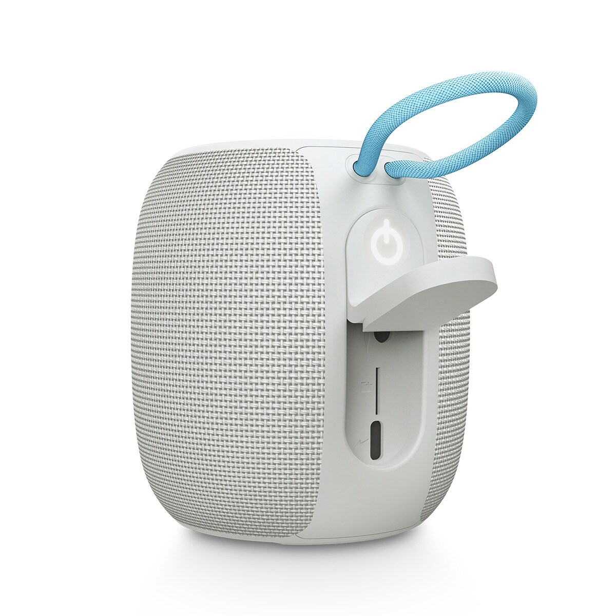 Altavoz portátil Energy Sistem Sunrise, Bluetooth 5.3, 18 horas de batería, IPX6, True Wireless, Plástico 100% reciclado y Luces LED Blanco / Azul-5