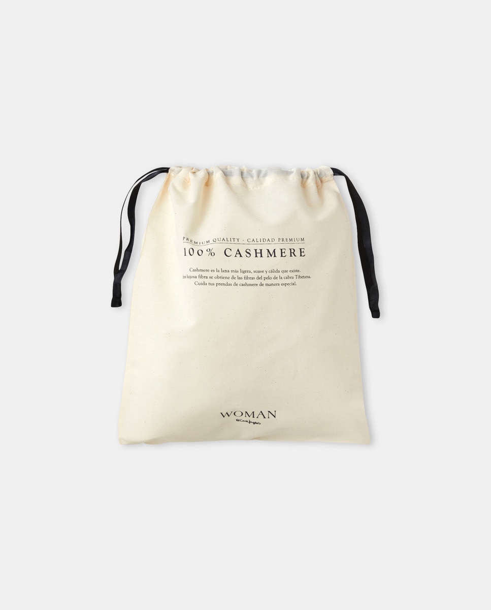 Camisola de Malha 100% Caxemira com Gola Cisne 730 Camel-6