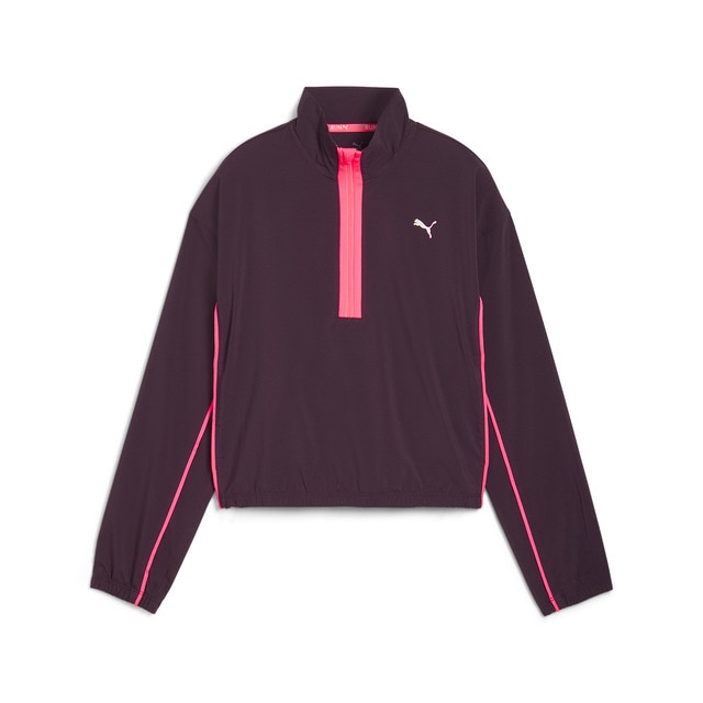 Imagem 0 de Casaco de Mulher Run For Her Fashion Woven 1/2 Zip