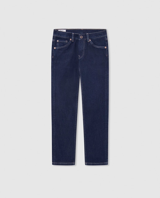 Imagen 0 de Denim slim fit lavado oscuro para niño
