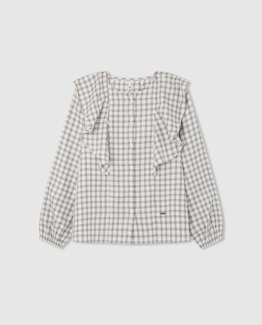 Imagen 0 de Blusa de cuadros para niña