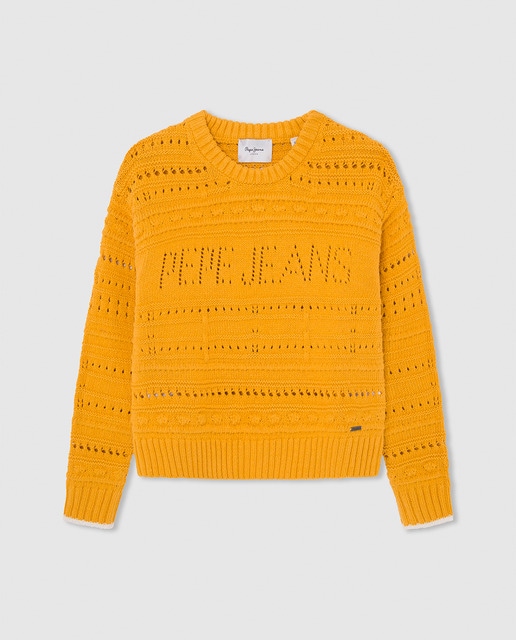 Imagen 0 de Jersey en punto calado para niña