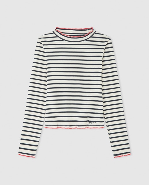 Imagen 0 de Camiseta de canalé para niña