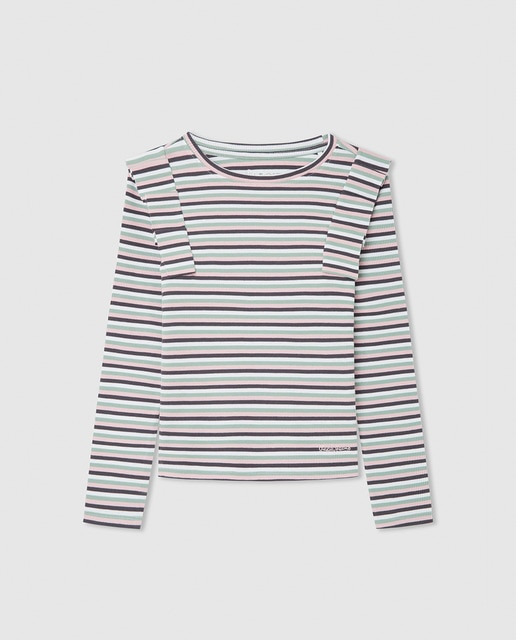Imagen 0 de Camiseta con volante para niña