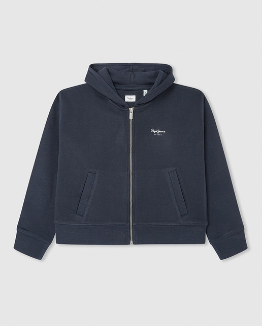 Imagen 0 de Sudadera con cremallera para niña