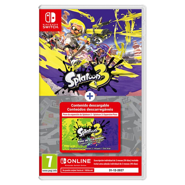Imagen 0 de Splatoon 3 + Exp Pass + 3 Meses NSO Nintendo Switch