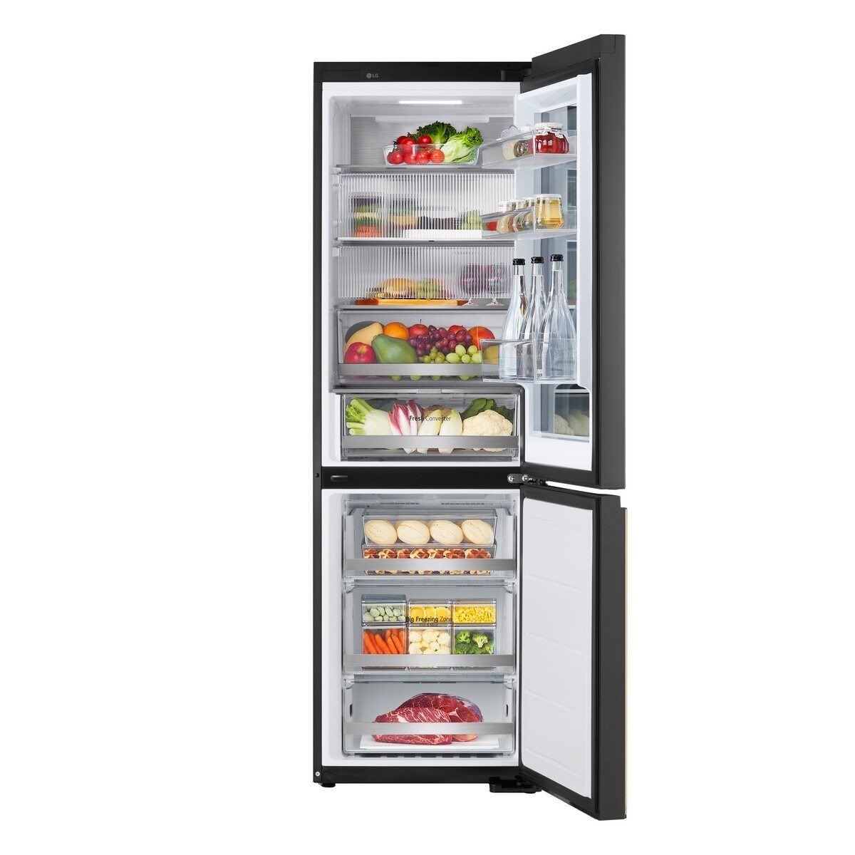 Frigorífico Combinado LG GBG719MDNN No Frost, MoodUp™ e InstaView™ e de 187 cm Preto-7