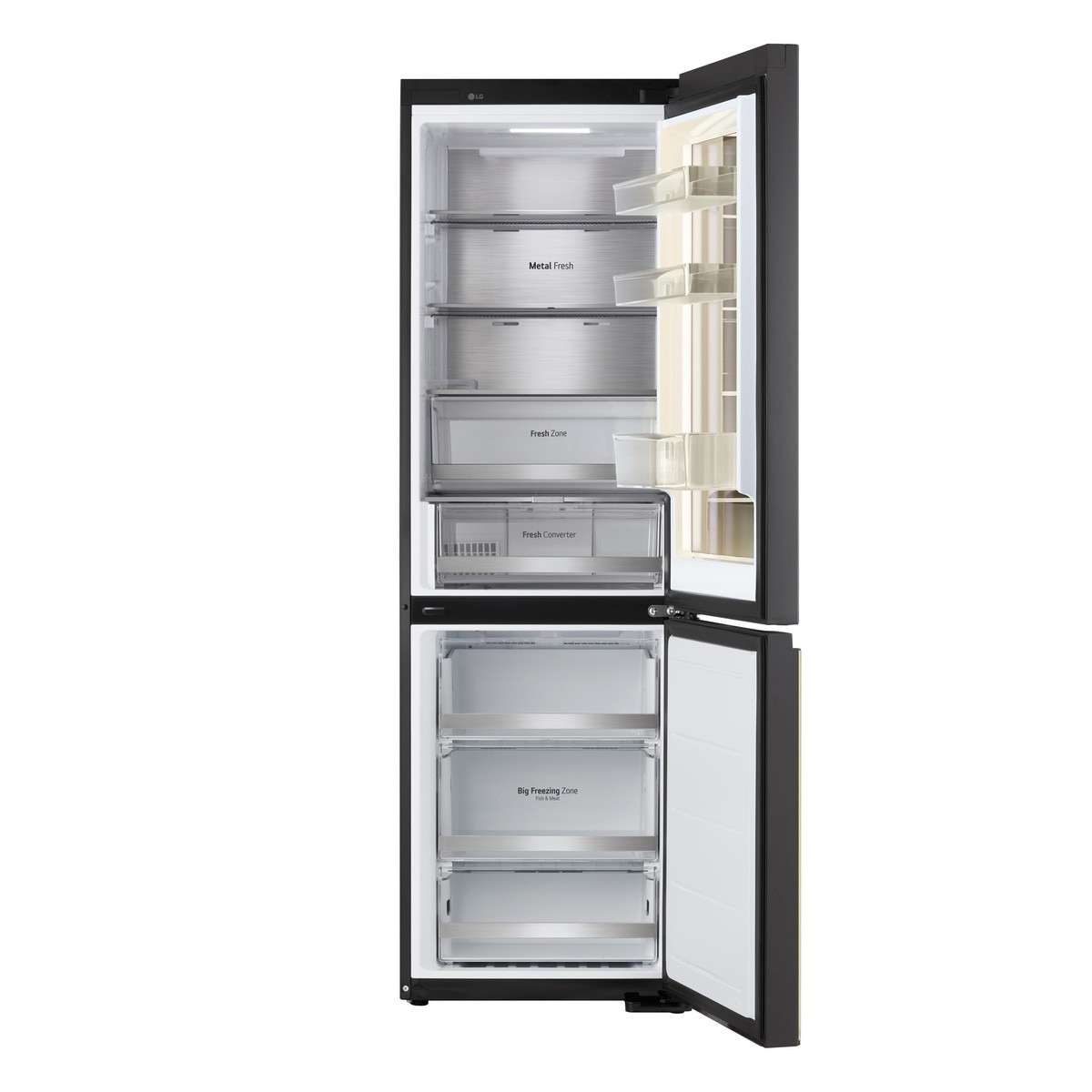 Frigorífico Combinado LG GBG719MDNN No Frost, MoodUp™ e InstaView™ e de 187 cm Preto-6