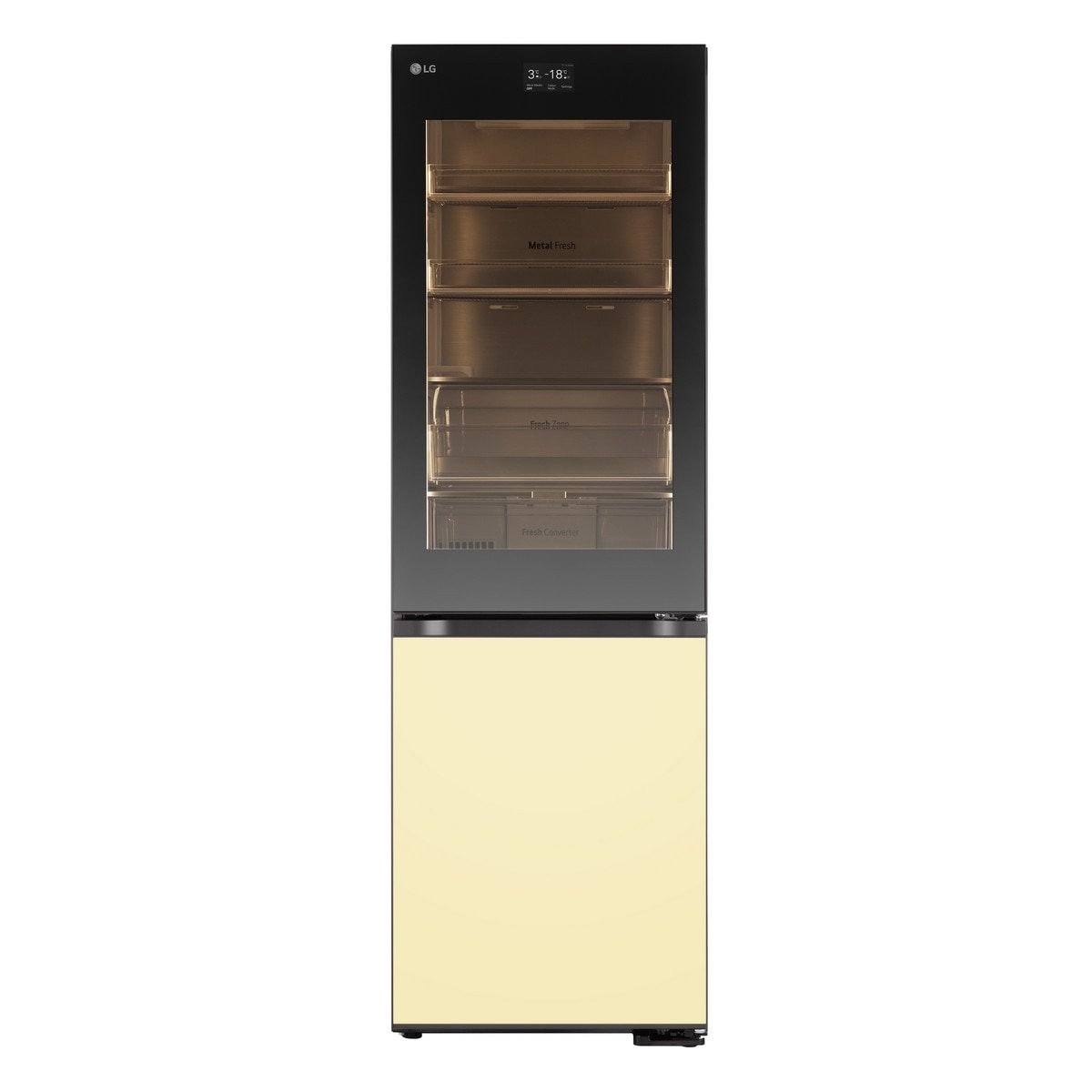 Frigorífico Combinado LG GBG719MDNN No Frost, MoodUp™ e InstaView™ e de 187 cm Preto-5