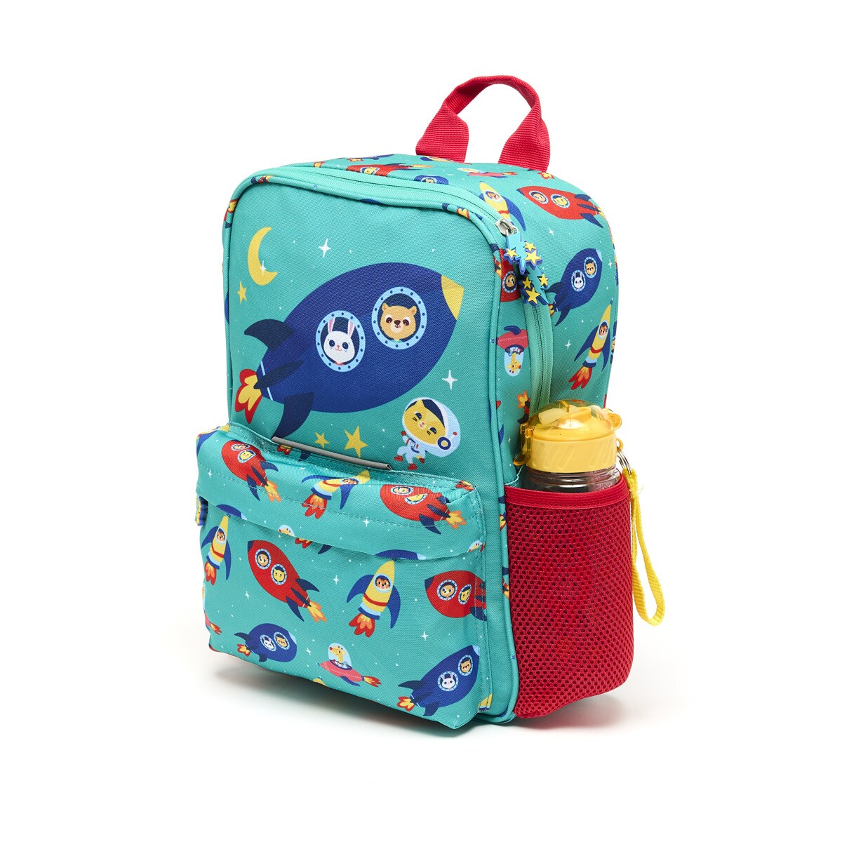 Garrafa para crianças nave espacial com personagem Kids girafa Draeger Salmão-5