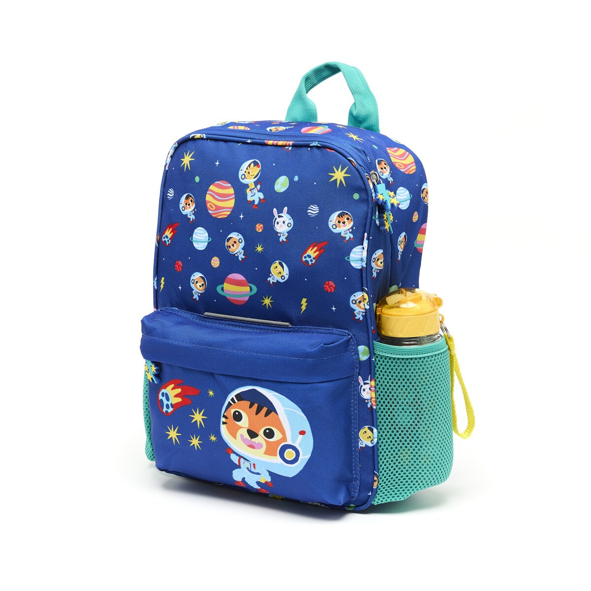 Garrafa para crianças nave espacial com personagem Kids girafa Draeger Salmão-4