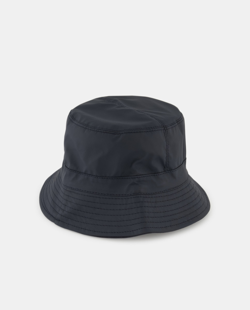 Imagem 0 de Chapéu para a chuva azul de homem com toque de borracha