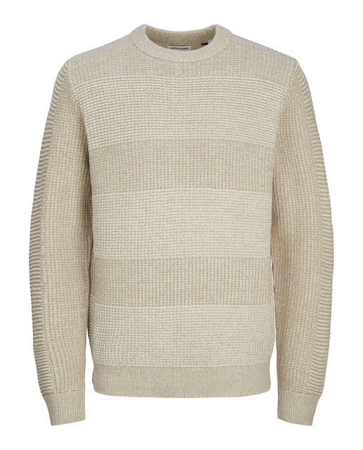 Imagen 0 de Jerse estructura de cuello redondo de hombre