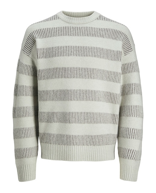 Imagen 0 de Jersey con estructura  estampado de rayas de hombre