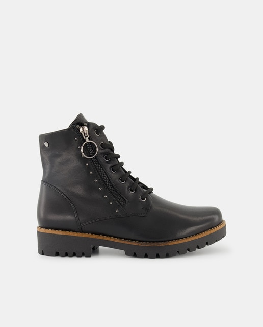 Imagen 0 de Botines planos de mujer con cremallera