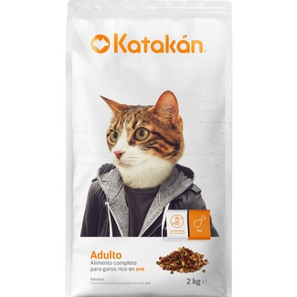 pienso para gatos adultos con ave sin colorantes ni conservantes bolsa 2 kg - Katakan