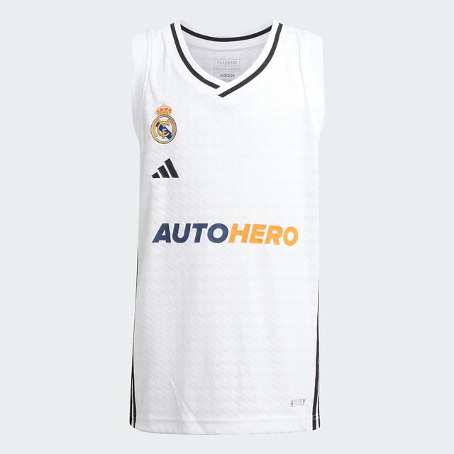 Imagem 0 de T-shirt de Criança 1.º Equipamento Real Madrid Basquetebol 2024-2025