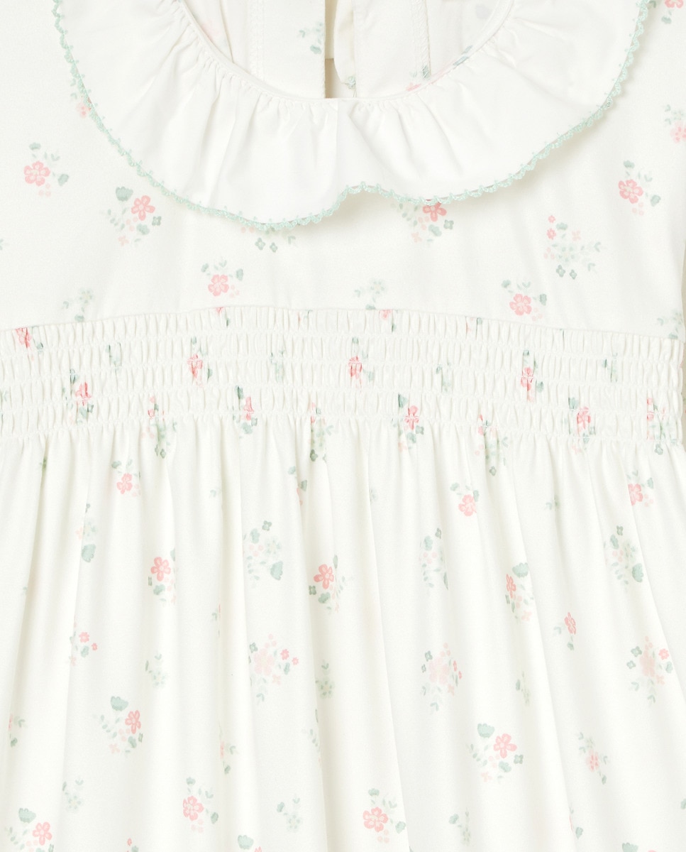 Camisa de Dormir com Manga Comprida e Estampado Floral Multicolor-5