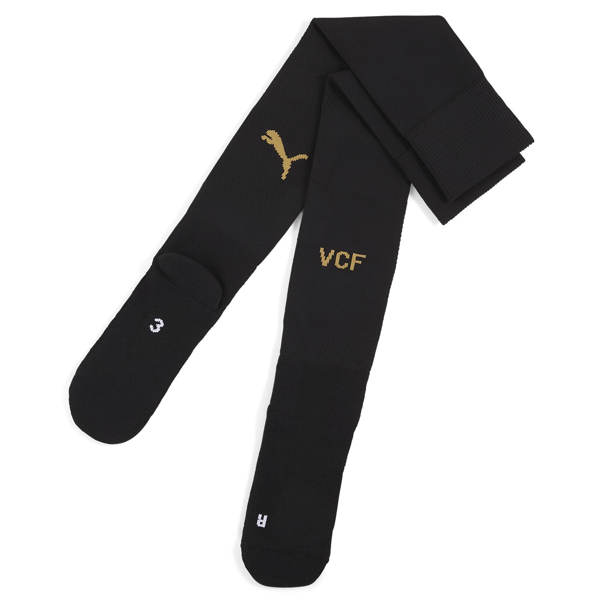 Meias de Homem Valencia CF Plain Socks Réplica Preto-1