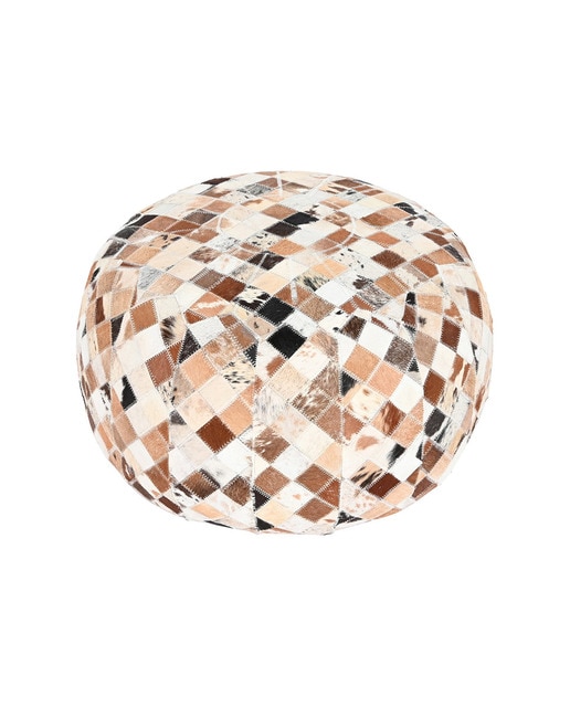 Imagen 0 de Cojín suelo piel 48 x 48 x 35 camel