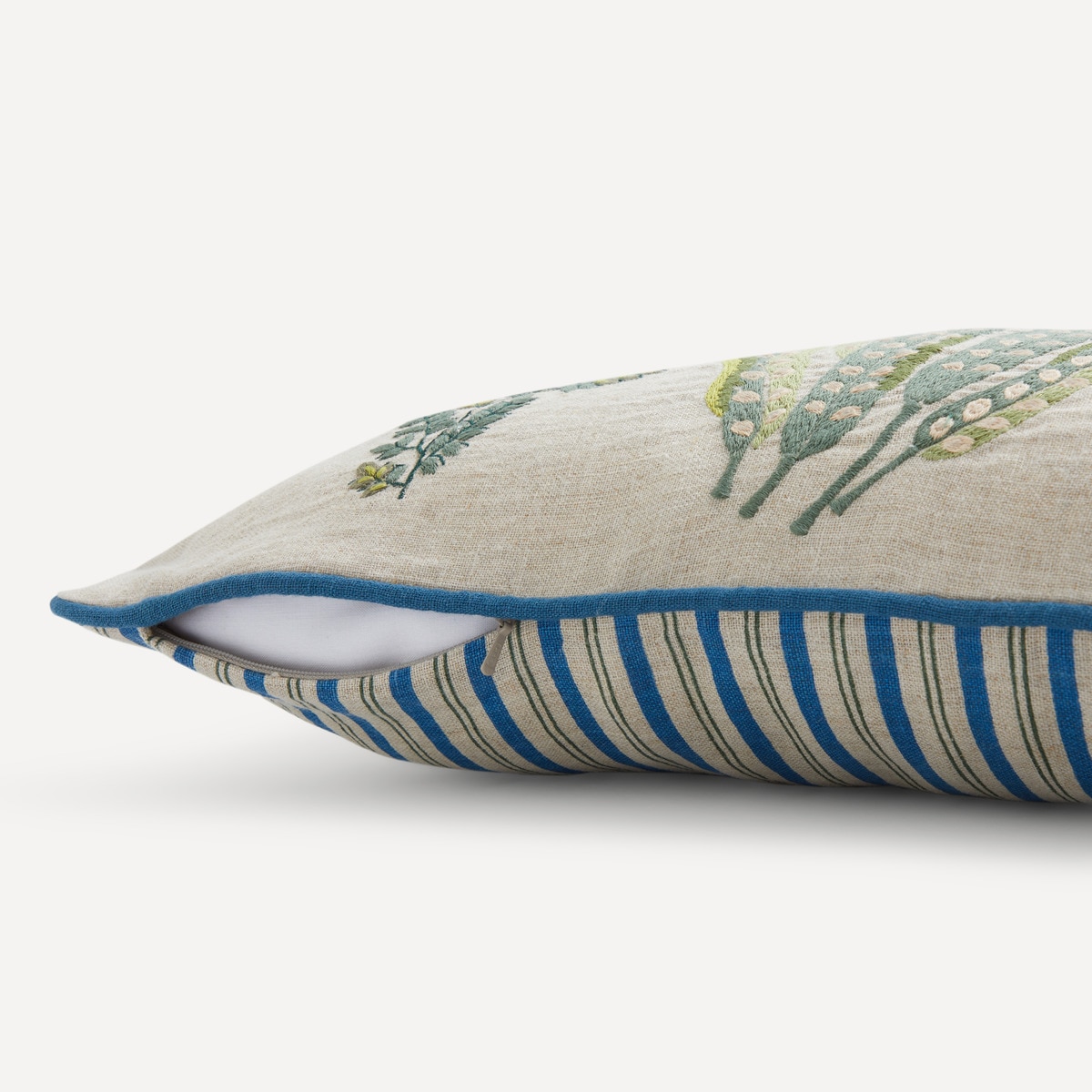 Almofada Decorativa Retangular Bordada Sambaia Multicolor-3