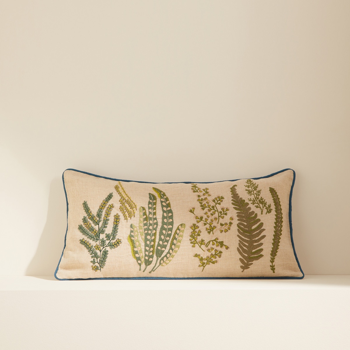 Almofada Decorativa Retangular Bordada Sambaia Multicolor-1