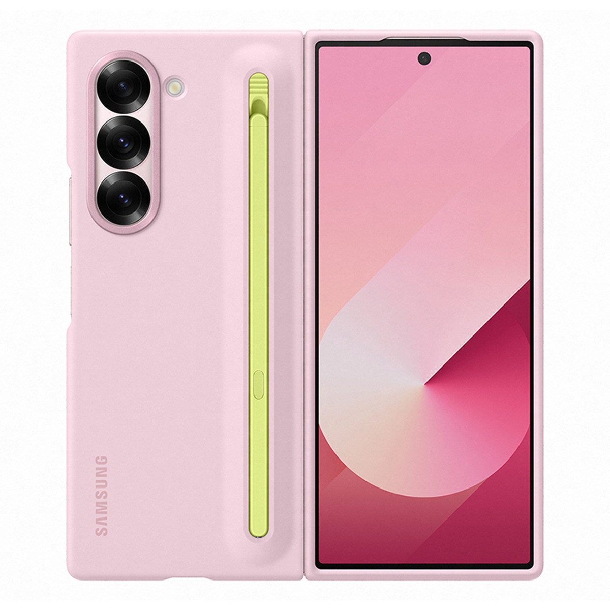 Capa Samsung com S Pen Galaxy Z Fold6 - Rosa Rosa-2
