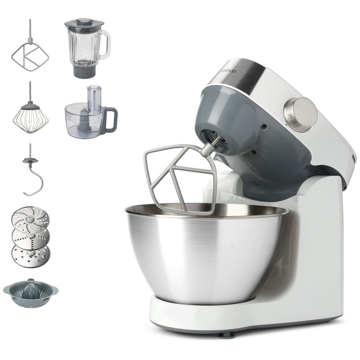 Robot de Cozinha Kenwood Prospero+ KHC29.J0WH de 1000W com Taça Inox de 4,3 Litros - Branco Branco-1