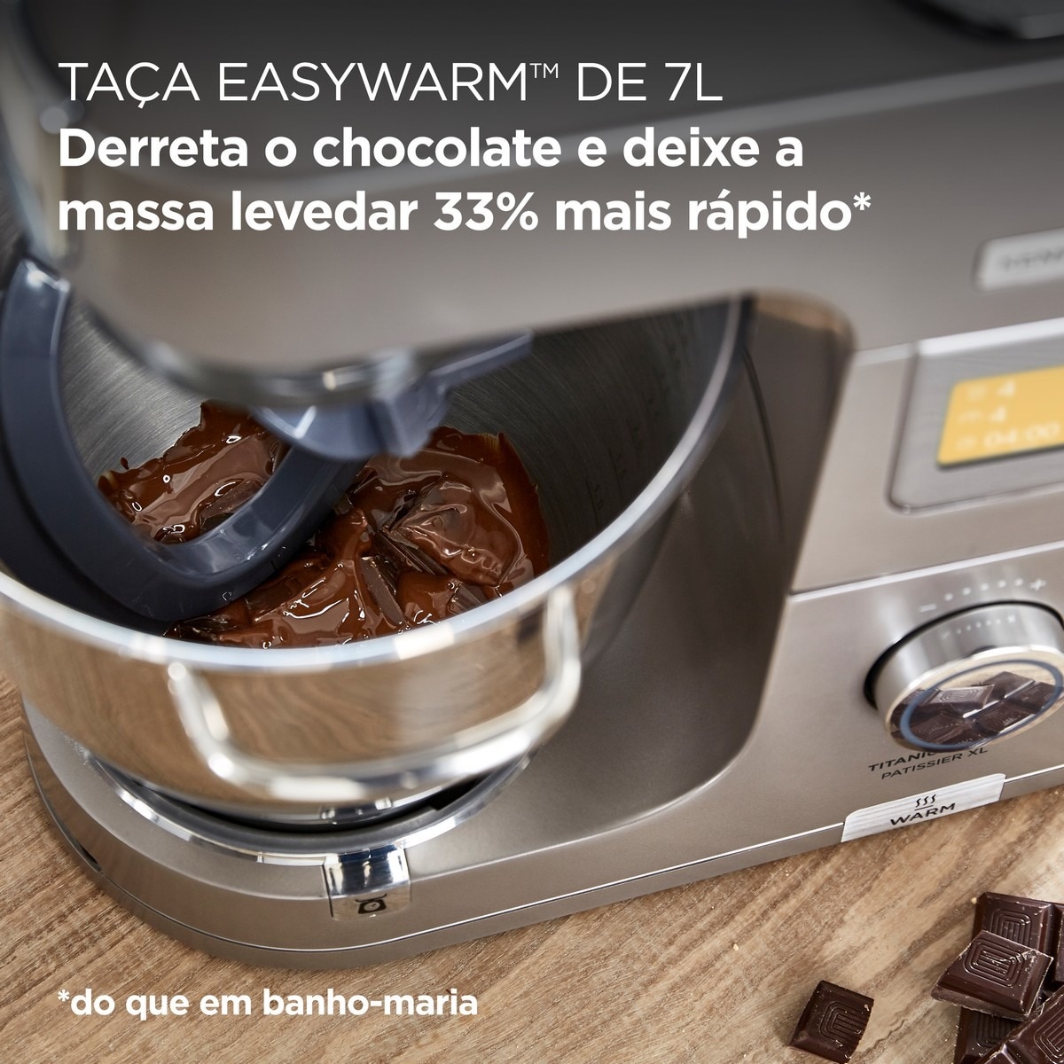 Robot de Cozinha Kenwood Titanium Chef Patissier XL KWL90.124SI - Metal Fundido e Aço Inoxidável Metal-3