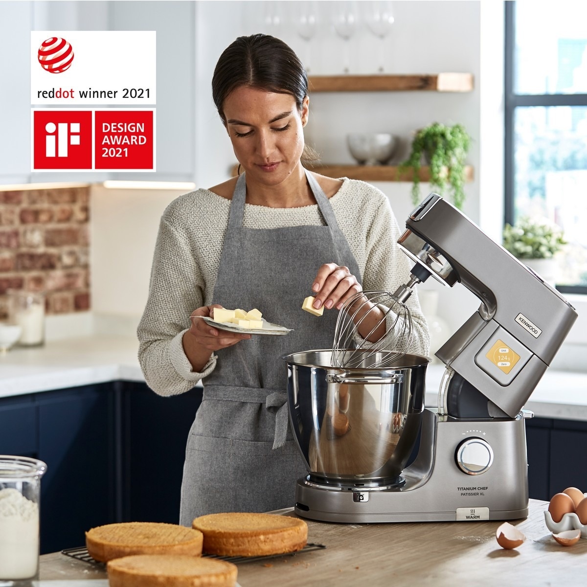 Robot de Cozinha Kenwood Titanium Chef Patissier XL KWL90.124SI - Metal Fundido e Aço Inoxidável Metal-9