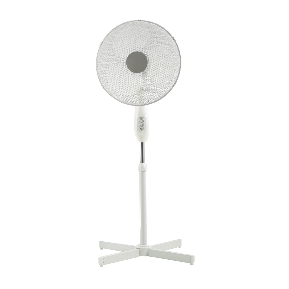 Ventilador de pie El Corte Inglés VP-40N con 3 velocidades Blanco-1