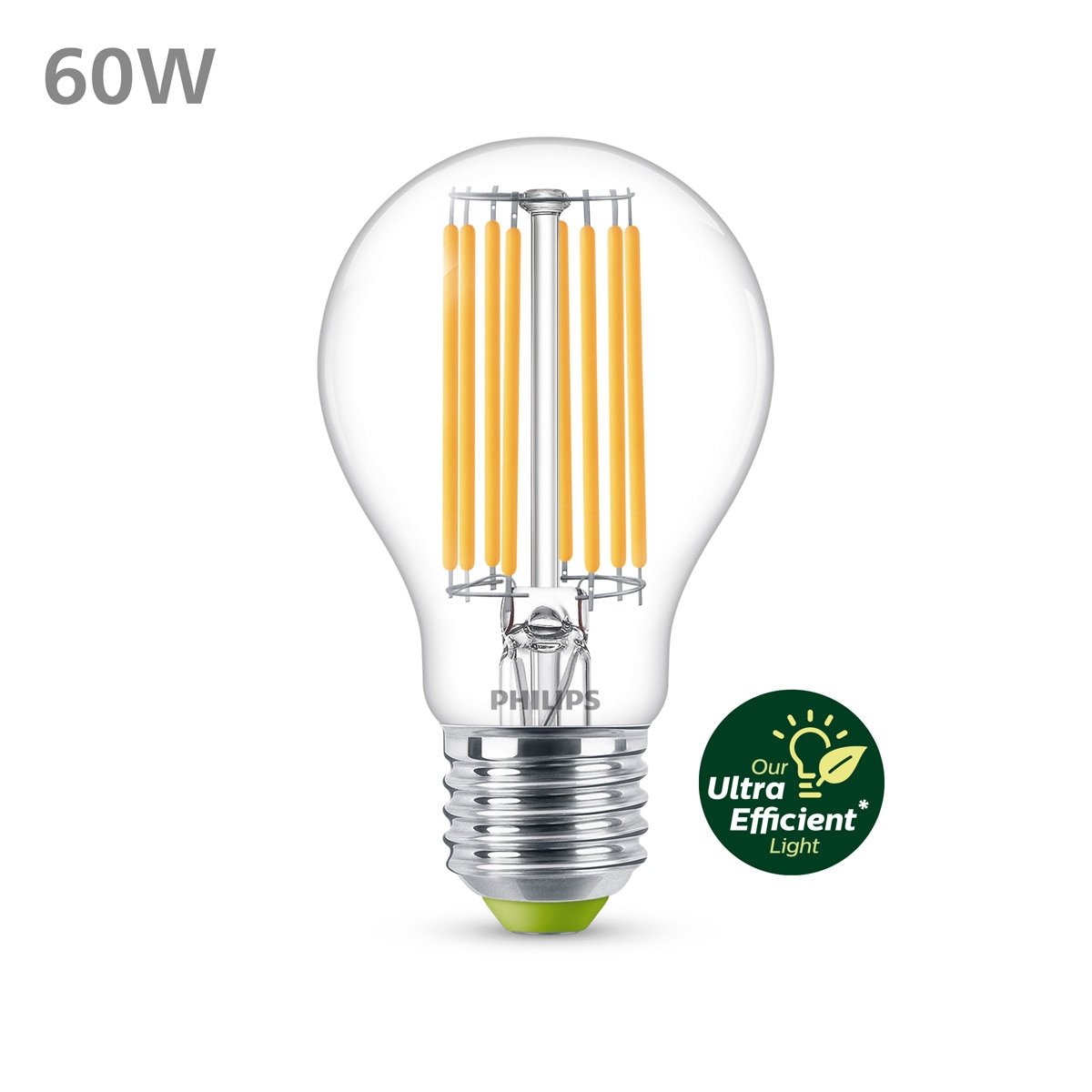 Bombilla LED Clase A E27 4W 840 lm 2700K Transparente-2
