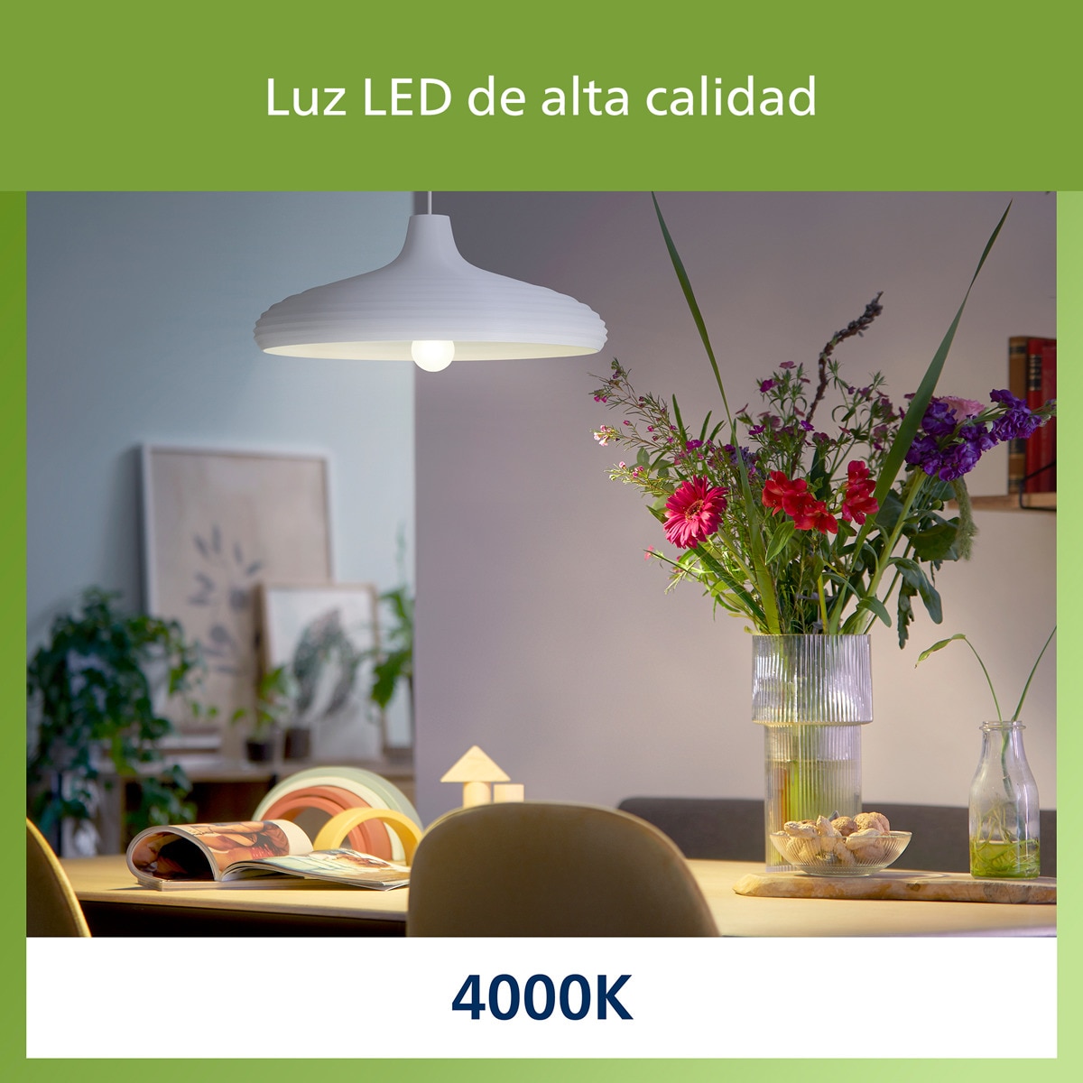 Bombilla LED Clase A E27 4W 840 lm 4000K Transparente-4