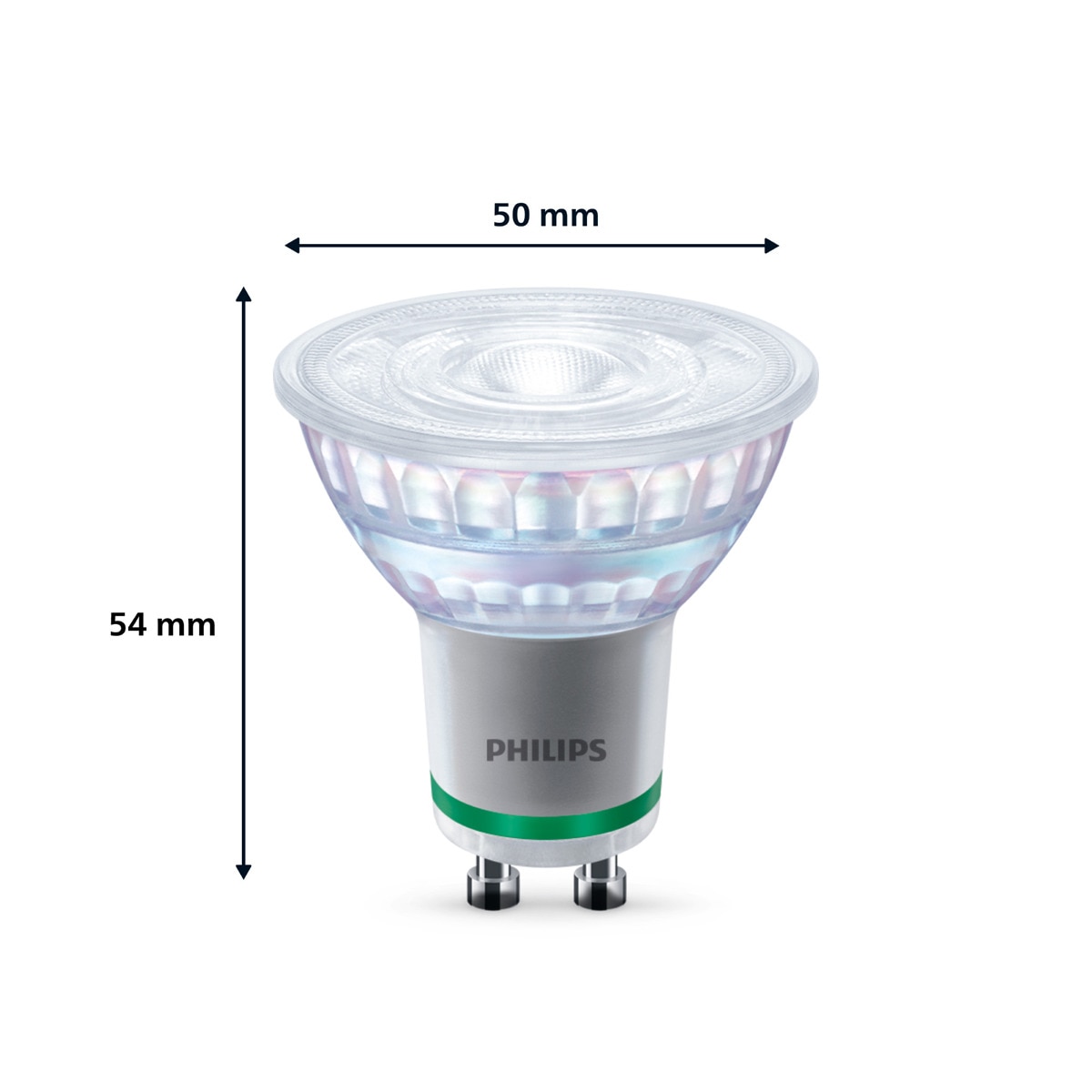Bombilla LED Clase A GU10 2,1W 375 lm 4000K Transparente-3