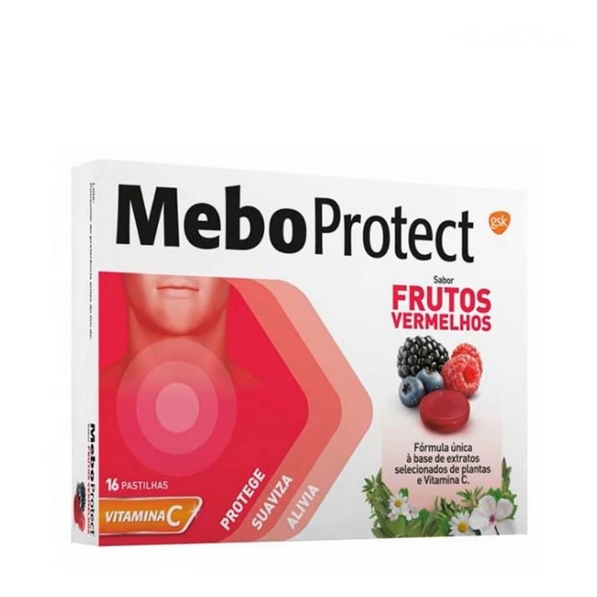 Imagem 0 de Suplemento Alimentar Meboprotect Pastilhas Frutos Vermelhos 16 Pastilhas Meboprotec