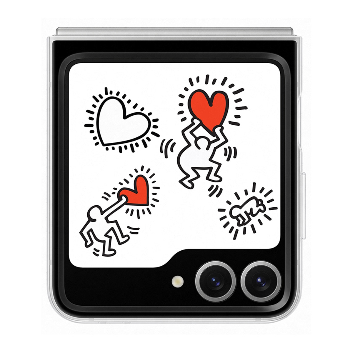 Imagen 0 de Funda Samsung Flipsuit blanca para Galaxy Z Flip6 / Z Flip7 FE