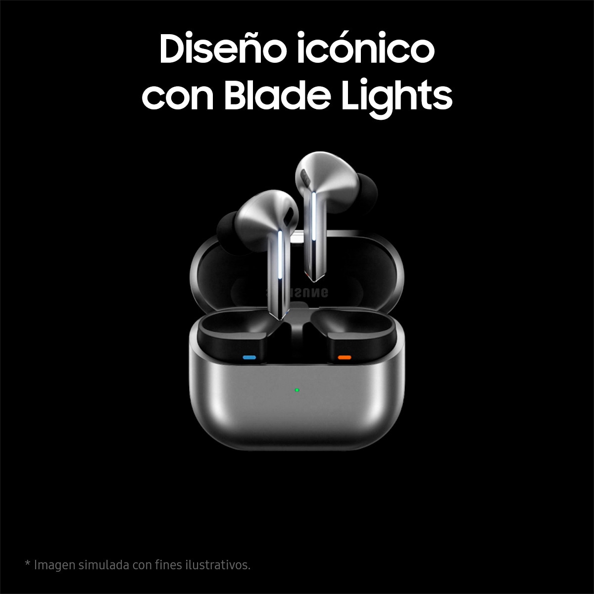 Auriculares True Wireless Samsung Galaxy Buds3 Pro Blanco-2