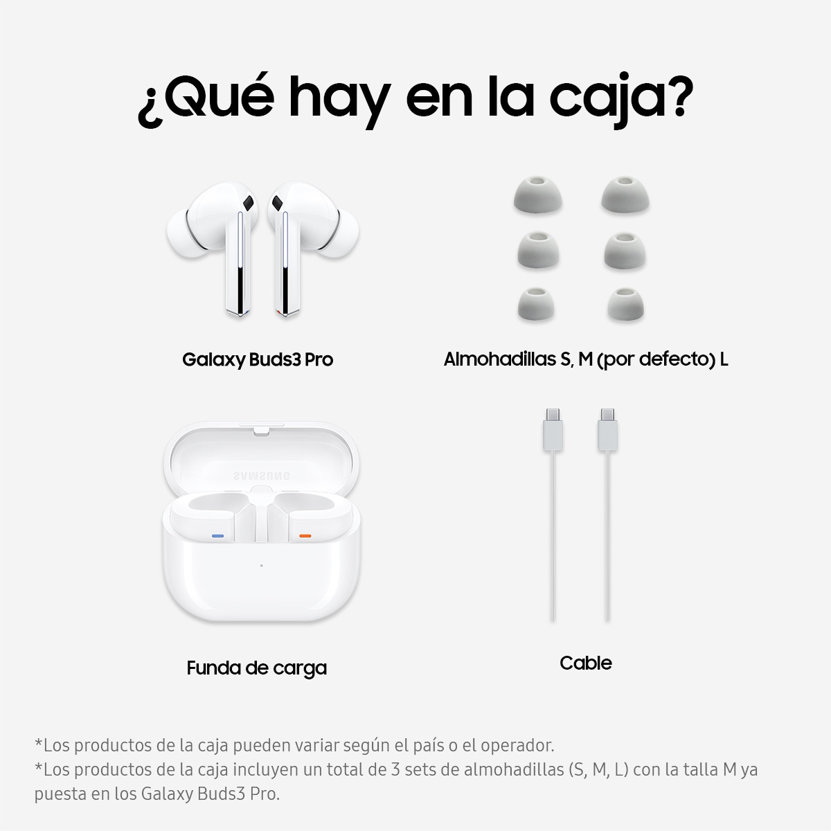 Auriculares True Wireless Samsung Galaxy Buds3 Pro Blanco-12