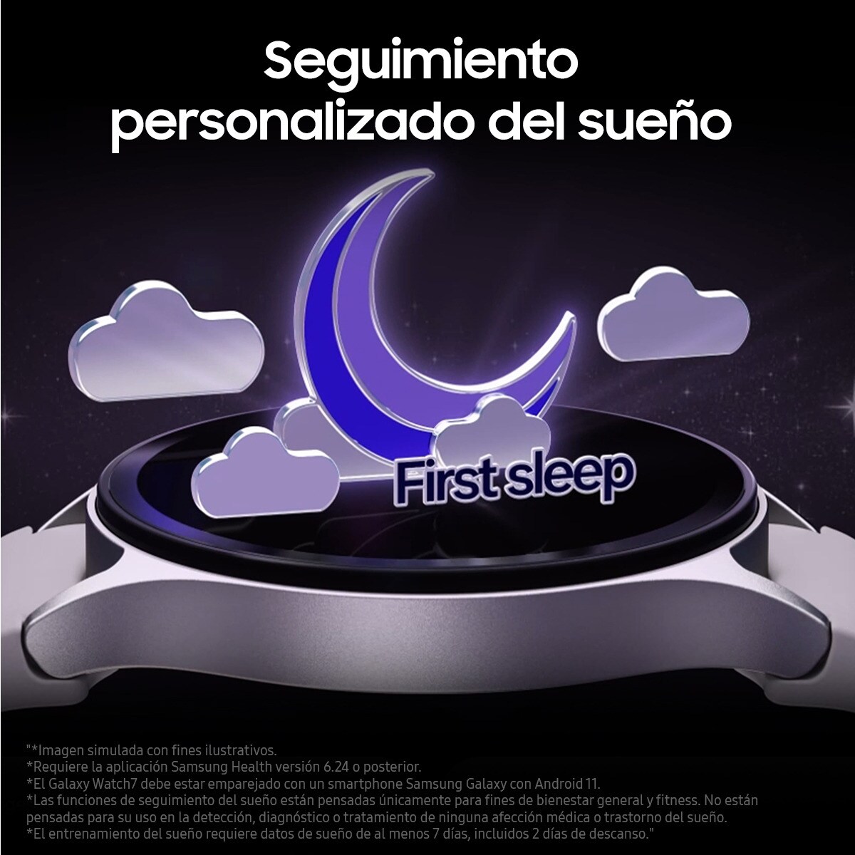 Samsung Galaxy Watch7 44mm Plata Bluetooth Smartwatch Plata-3