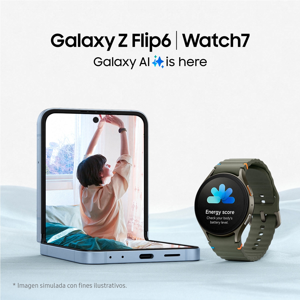Samsung Galaxy Watch7 44mm Plata LTE Smartwatch Plata-14