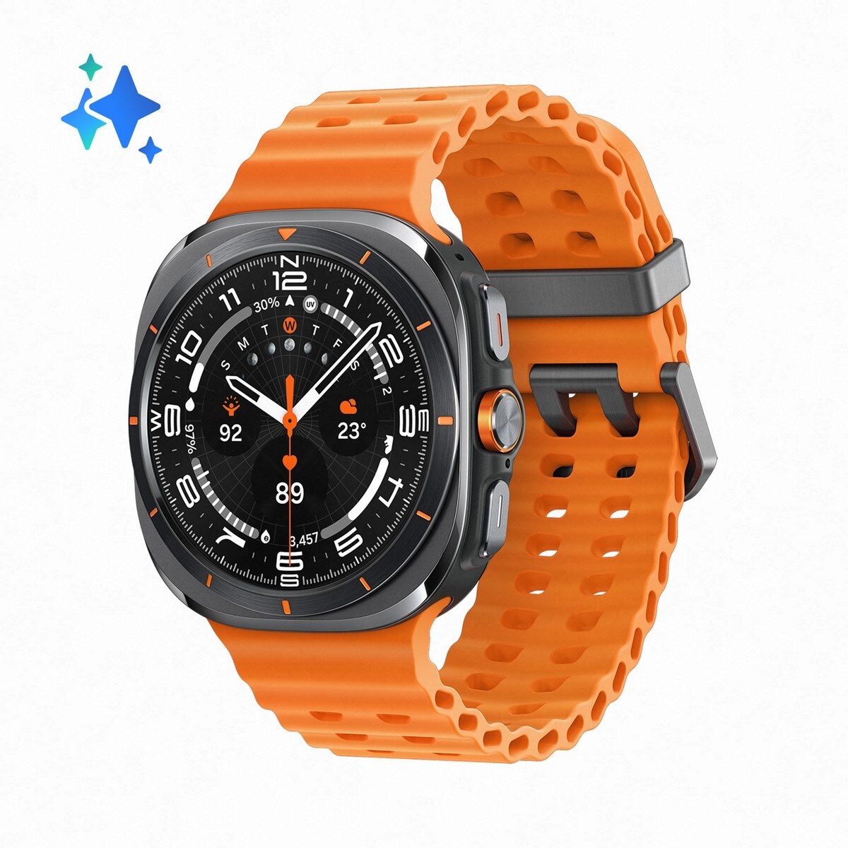 SmartWatch Samsung Galaxy Watch Ultra 47mm Cellular - Laranja / Cinzento Titânio 1