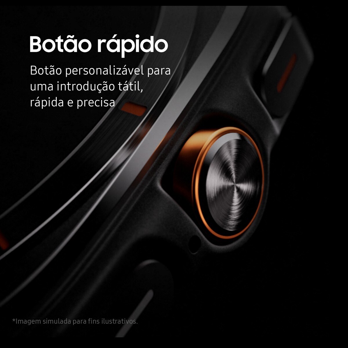 SmartWatch Samsung Galaxy Watch Ultra 47mm Cellular - Laranja / Cinzento Titânio 2