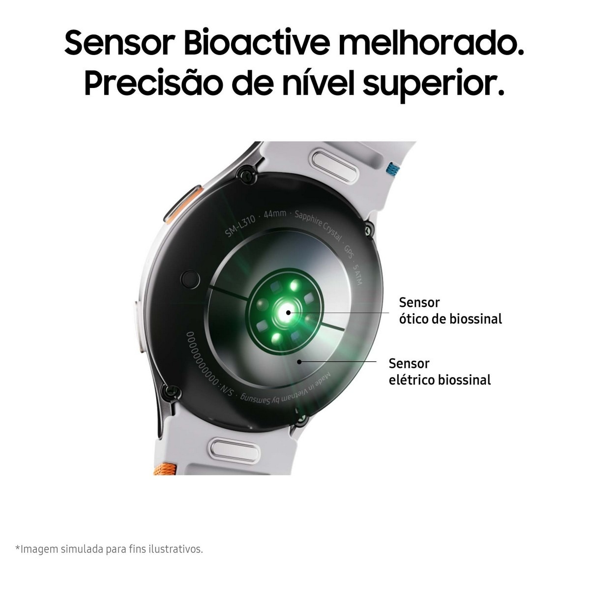 SmartWatch Samsung Galaxy Watch 7 44mm Cellular - Verde 2