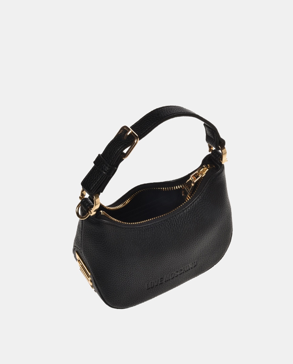 Mini Mala com Alça de Tiracolo Amovível - Preto Preto-3