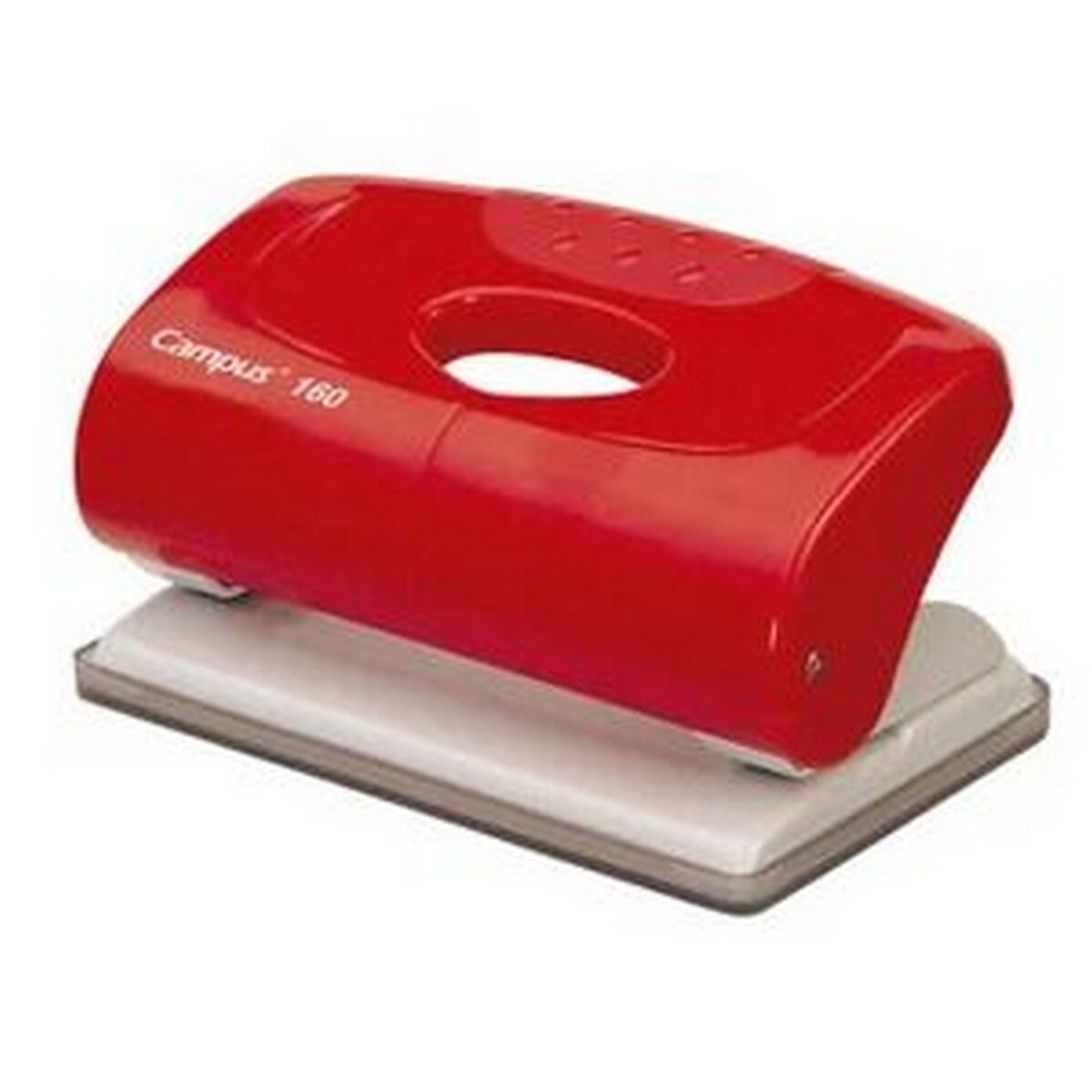 Furador de Mesa Campus University 160 20 folhas vermelho 1