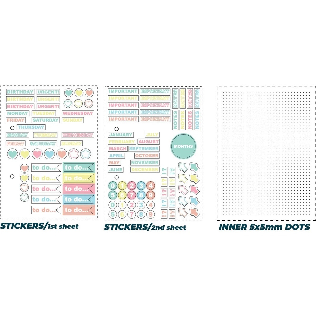 Smart Journal A5 80f/90g EMBOSS 2