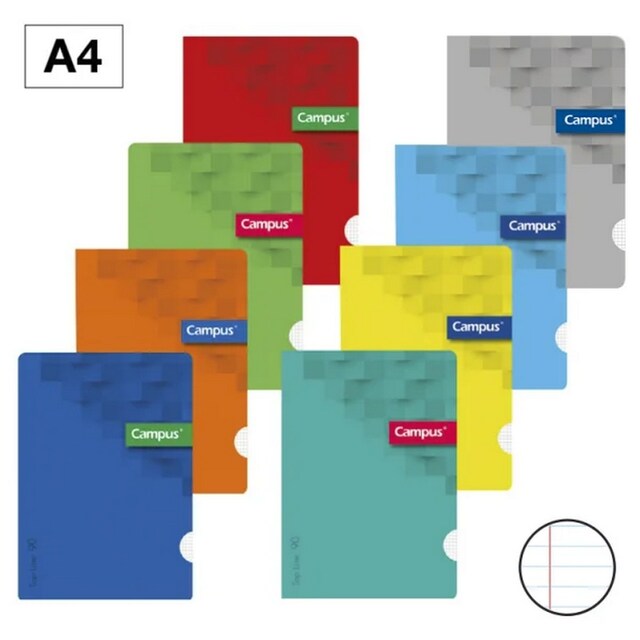 Imagem 0 de Caderno agrafado Campus A4 Capa básica 48 folhas 90g pautado