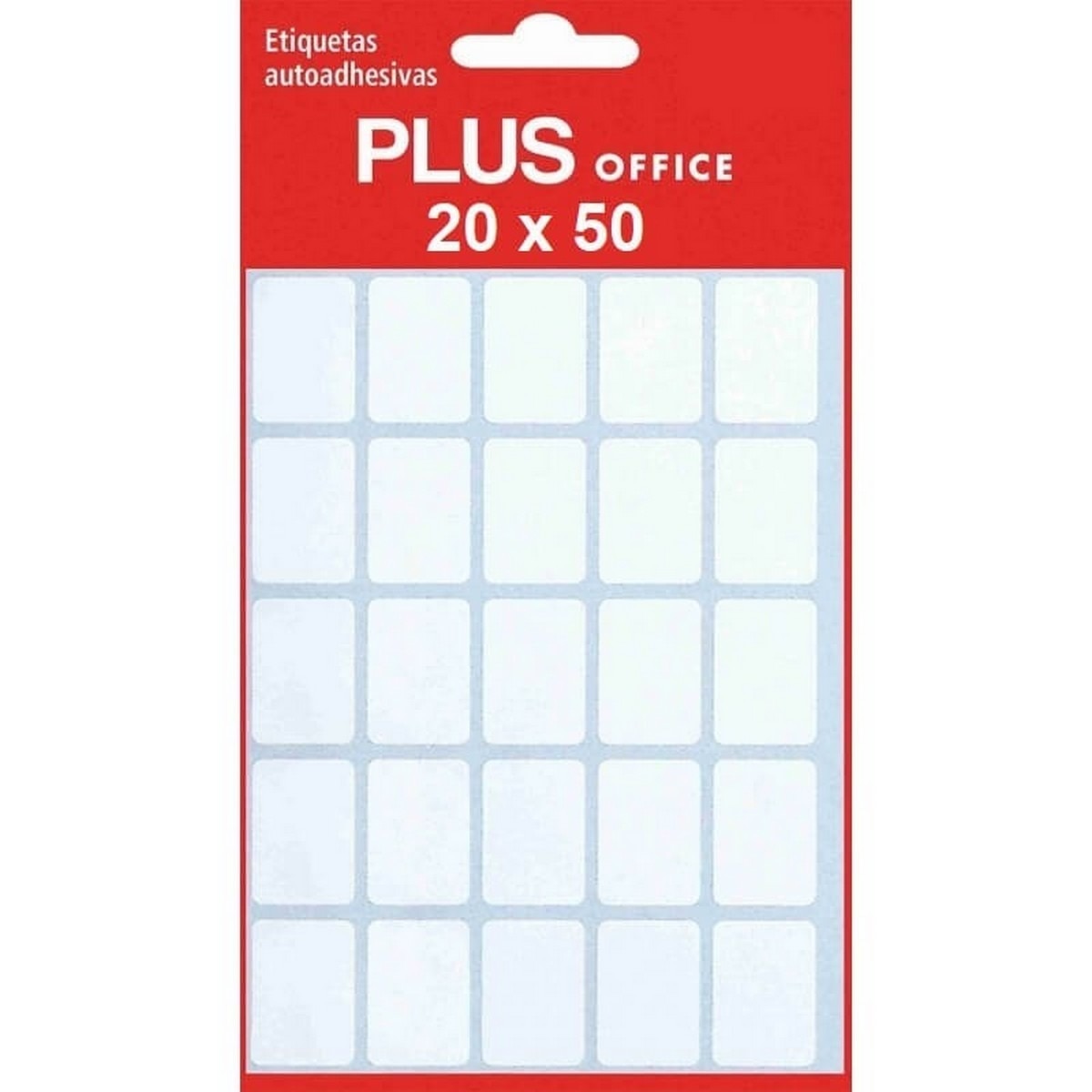 Etiquetas Campus PLUS  20X50 5HOJAS 1