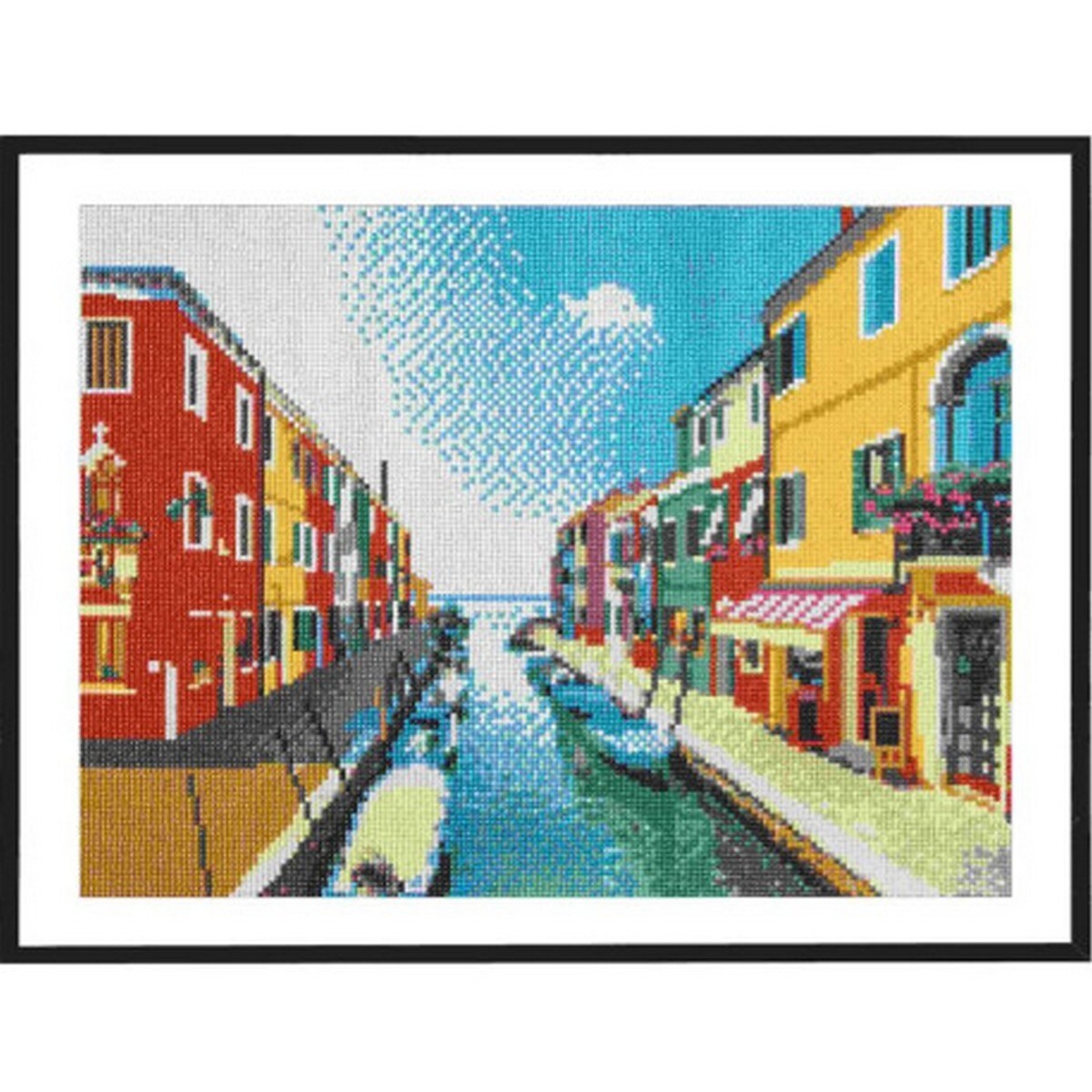 Pinta com Diamantes Canal 40X50 2